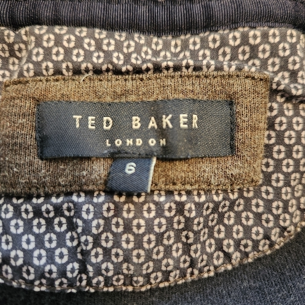 Ted Baker London - "Newbevy" Quarter Zip - Navy - Size 6 - Picture 6 of 9